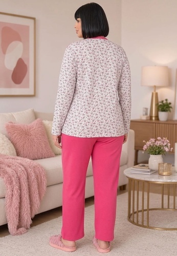 Pijama Calduroasa Soft Cotton 4022-08 - Img 2