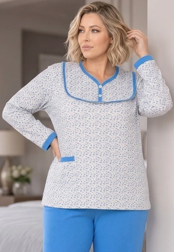 Pijama Calduroasa Soft Cotton 4246-03 - Img 4