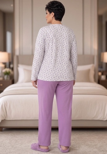 Pijama Dama Fine Cotton 4244-05 - Img 2