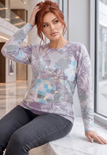 Pulover Cu Strasuri Pastel Bloom 3606-03 - Img 3