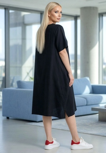 Rochie Din Panza Topita Sole Flo L12-03  - Img 2