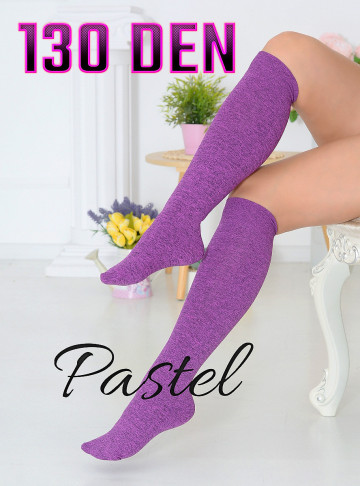 Sosete 3/4 Pastel 130 DEN Purple