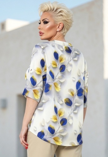 Bluza Din Matase Bellissima 25015-06 - Img 4