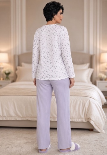 Pijama Calduroasa Relax Cotton 2508-11 - Img 2