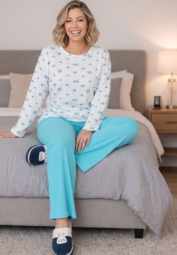 Pijama Calduroasa Relax Cotton 2508-14 - Img 2