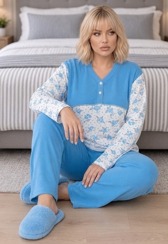 Pijama Calduroasa Soft Cotton 4022-03 - Img 5