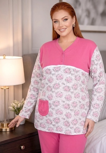 Pijama Calduroasa Soft Cotton 4022-05 - Img 3