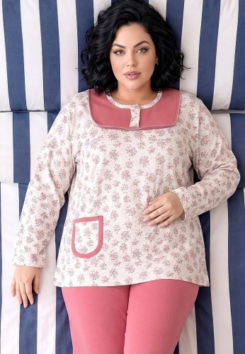 Pijama Calduroasa Soft Cotton 4260-01 - Img 2