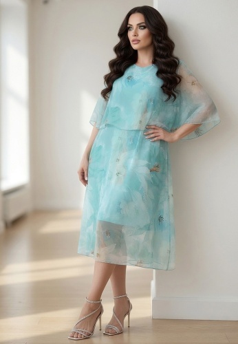 Rochie Azure Ocazione 26060-02 - Img 2