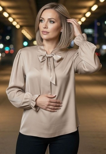 Bluza Din Matase Bellissima 25012-07 - Img 4