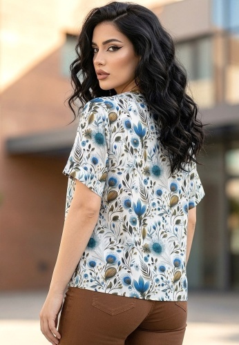 Bluza Din Matase Bellissima 25032-06 - Img 6
