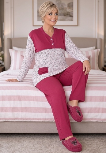 Pijama Calduroasa Soft Cotton 4022-06 - Img 4