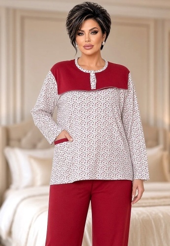 Pijama Dama Fine Cotton 4244-02 - Img 2