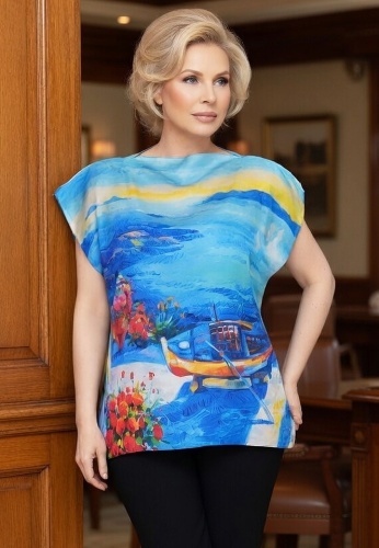 Bluza Dama Matase Silk Bloom 21 - Img 4