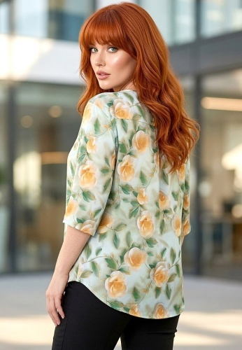 Bluza Din Matase Bellissima 25020-10 - Img 3