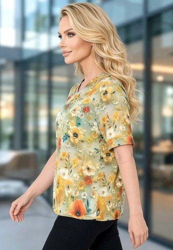 Bluza Din Matase Bellissima 25032-02 - Img 4