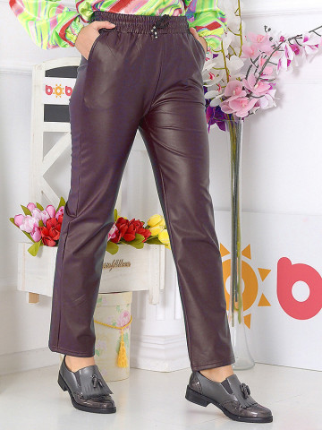Pantaloni Vatuiti Leather 1815-07