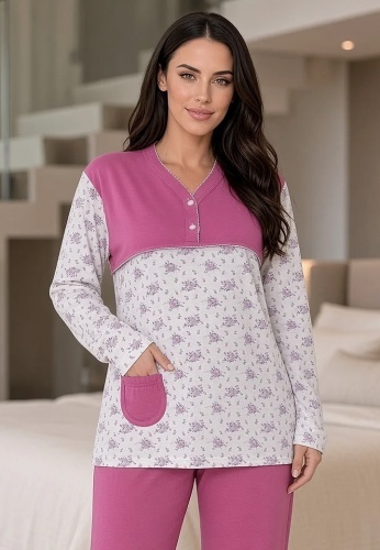 Pijama Calduroasa Soft Cotton 4022-04 - Img 3