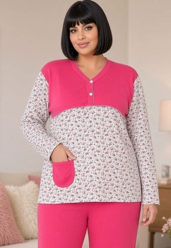 Pijama Calduroasa Soft Cotton 4022-08 - Img 3