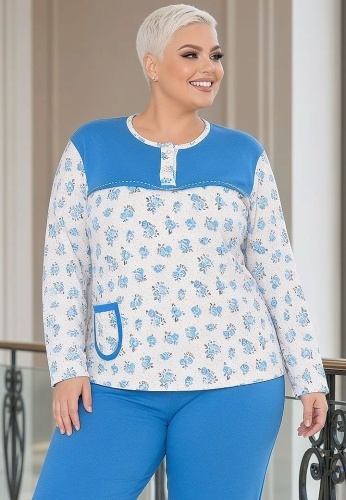 Pijama Dama Fine Cotton 4244-04 - Img 3