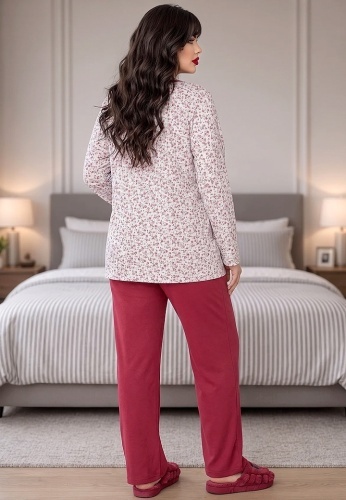 Pijama Dama Fine Cotton 714-01 - Img 6
