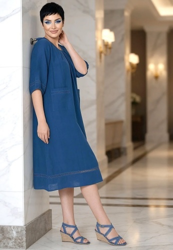 Rochie Din Panza Topita Due L2-02 - Img 6