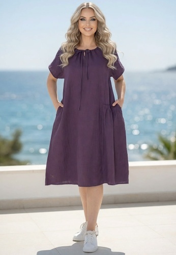Rochie Din Panza Topita Fun L10-05 - Img 2