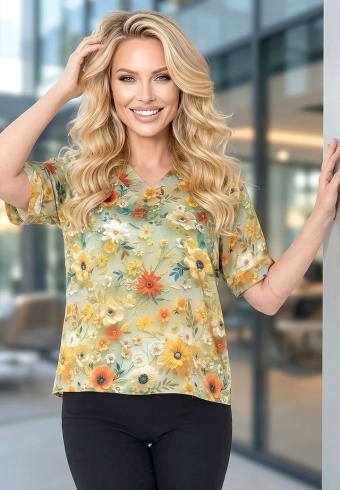 Bluza Din Matase Bellissima 25032-02 - Img 2