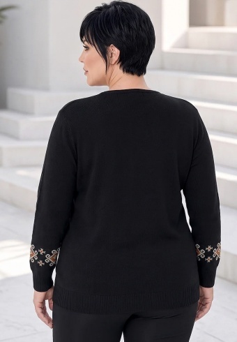 Bluza Tricotata Etno 6000-118 - Img 2