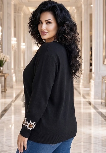 Bluza Tricotata Etno 6000-43 - Img 3