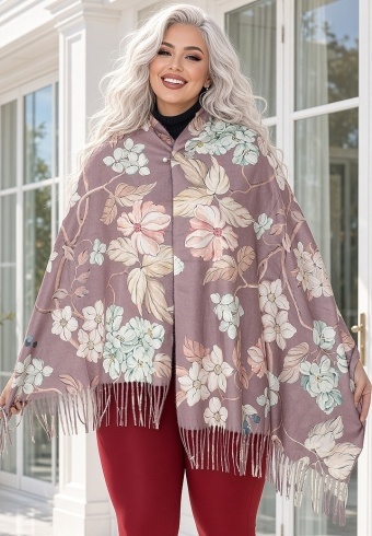 Esarfa Groasa Casmir + Brosa CADOU 068-05