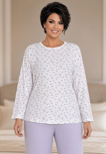 Pijama Calduroasa Relax Cotton 2508-11 - Img 3