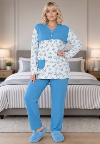 Pijama Calduroasa Soft Cotton 4022-03