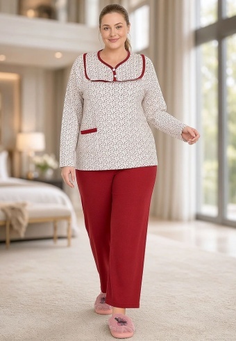 Pijama Calduroasa Soft Cotton 4246-02