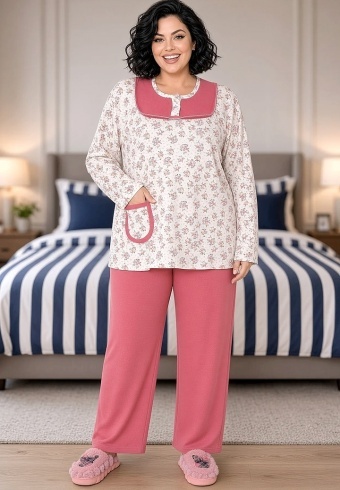 Pijama Calduroasa Soft Cotton 4260-01