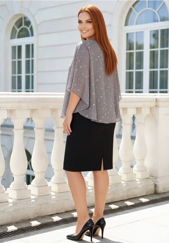 Rochie Amira Cu Capa din Voal 23 - Img 3