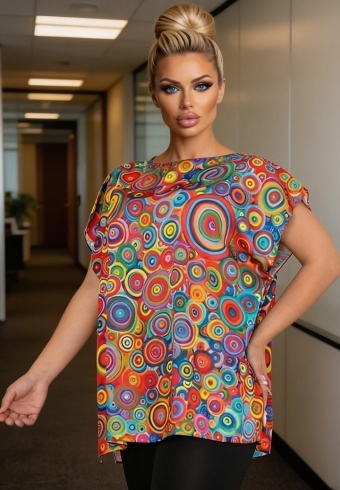 Bluza Dama Matase Silk Bloom 03 - Img 4