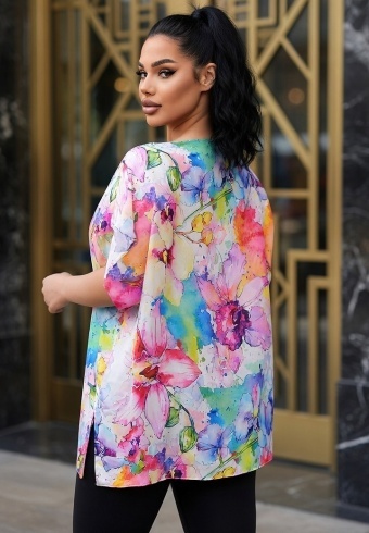 Bluza Dama Matase Silk Bloom 04 - Img 2
