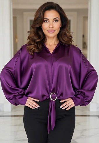 Bluza Din Satin Italy 24982-01
