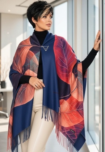 Esarfa Groasa Casmir + Brosa CADOU 655-01