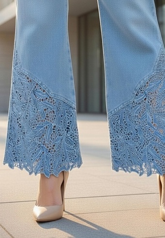 Pantaloni Jeans Masura Mare Ailyn 746-01 - Img 5