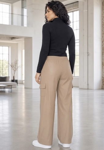 Pantaloni Leather Cargo R502-8507-02 - Img 6