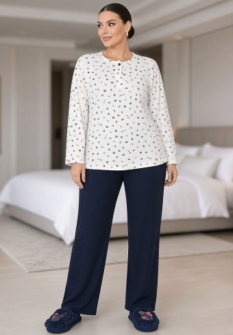 Pijama Calduroasa Relax Cotton 2508-10
