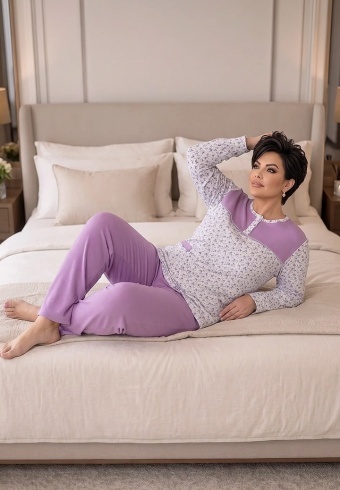 Pijama Dama Fine Cotton 4244-05 - Img 6