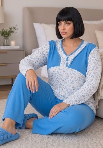 Pijama Dama Fine Cotton 626-01 - Img 4