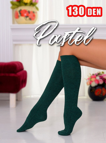 Sosete 3/4 Pastel 130 DEN Green