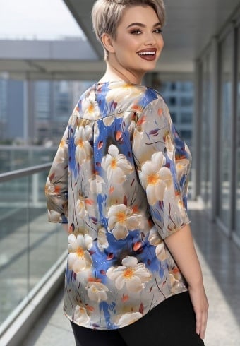 Bluza Din Matase Bellissima 25020-03 - Img 3