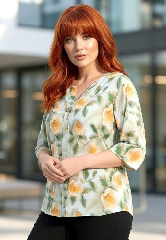 Bluza Din Matase Bellissima 25020-10 - Img 4