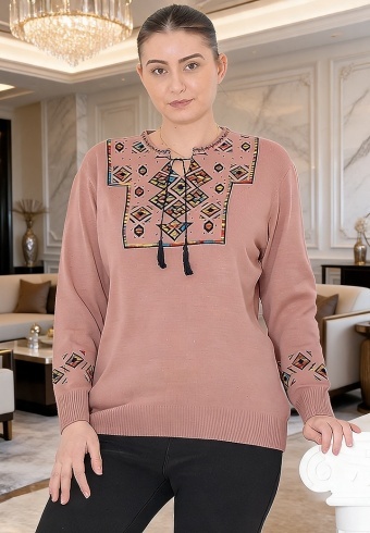 Bluza Tricotata Etno 6000-124