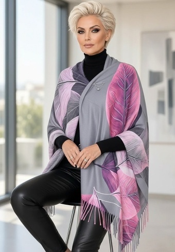Esarfa Groasa Casmir + Brosa CADOU 655-05